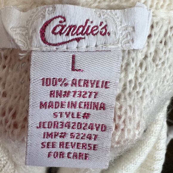 Vintage Y2K Sweater Dress 2000s Retro Grunge Tumblr Indie Sleaze Large - Picture 3 of 6